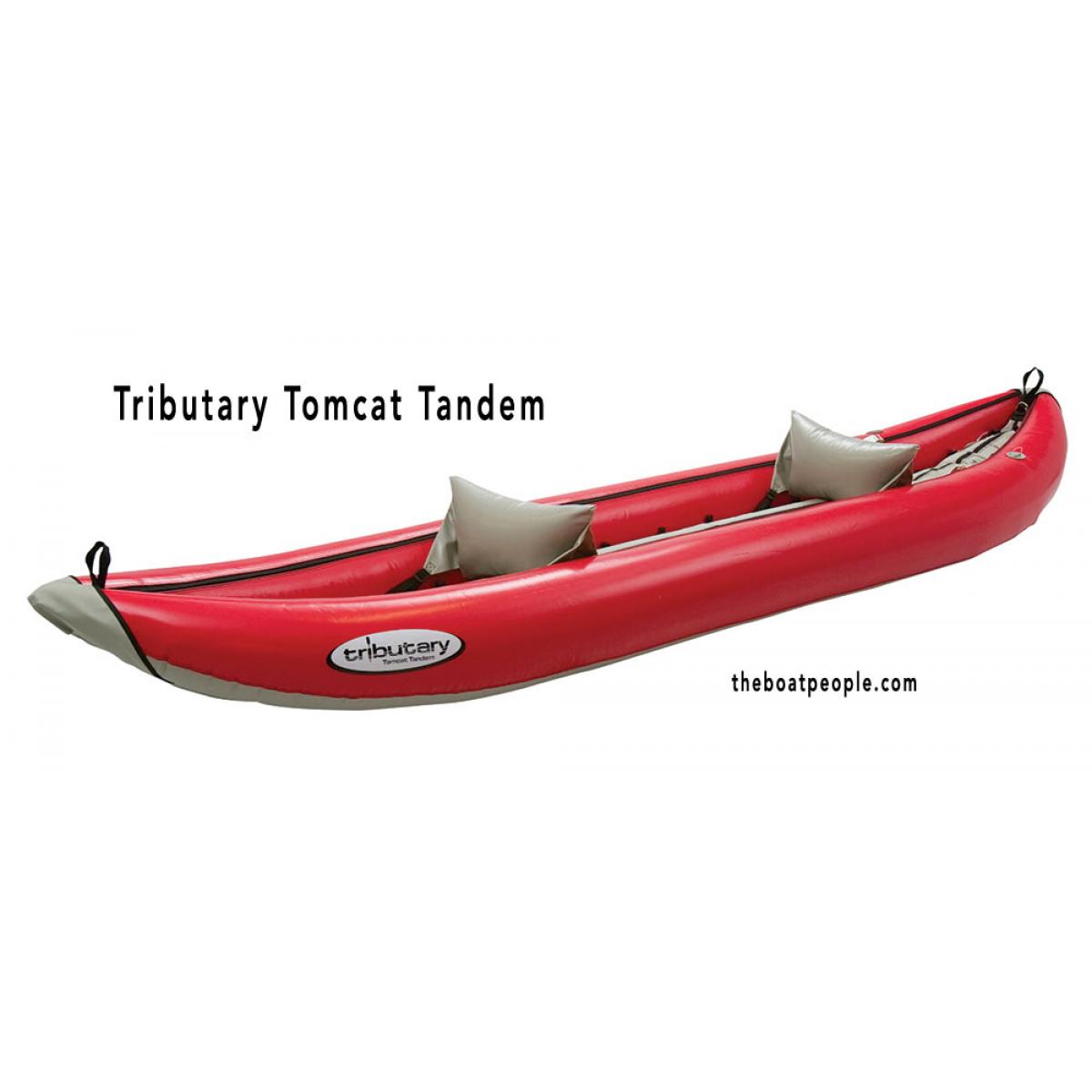 Tributary Tomcat Tandem Inflatable Kayak front angle